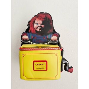 Loungefly Chucky Character Yellow and Red Backpack